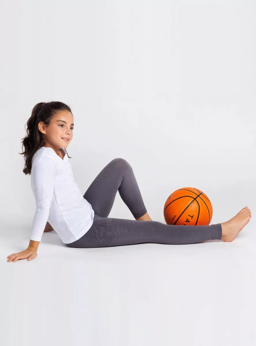 CALZA ESCOLAR NIÑA LICRA FLEXIBLE MICROPOLAR - 1