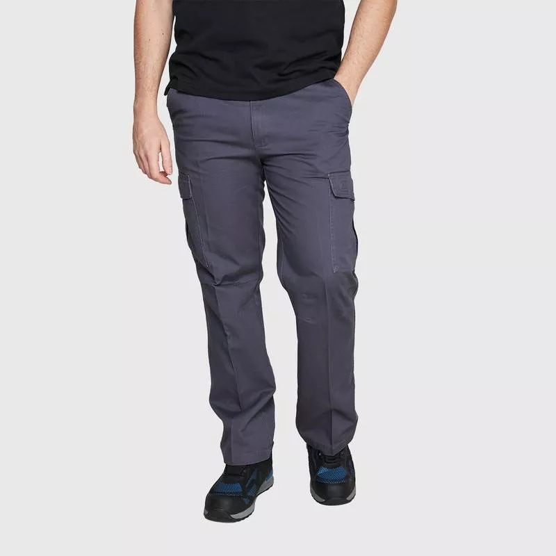 PANTALÓN HOMBRE CARGO GABARDINA CINTURA ELASTICADA FILTRO UV - 1