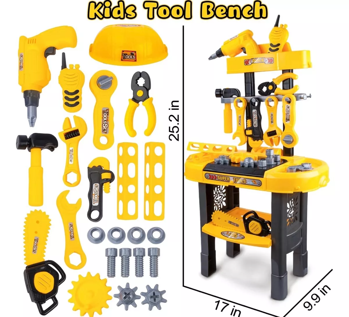 KIT JUEGO DE HERRAMIENTA 74PCS JUGUETE EDUCATIVO NIÑO - 2