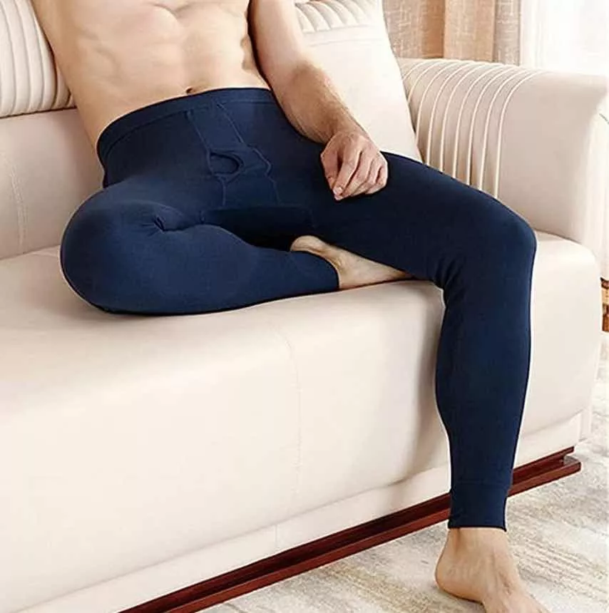 PANTALÓN CALZA TÉRMICA HOMBRE PRIMERA CAPA LANA POLAR SPORT - 1