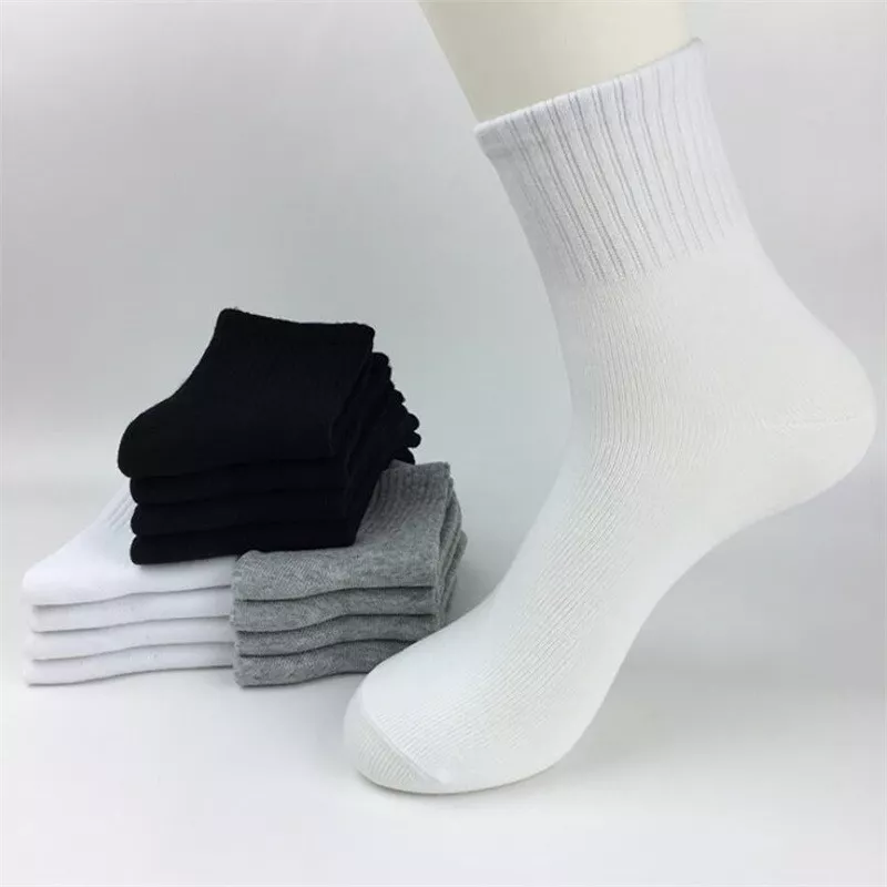 PACK X5 CALCETINES NIÑO ESCOLARES 100% ALGODÓN DEPORTIVOS - 1