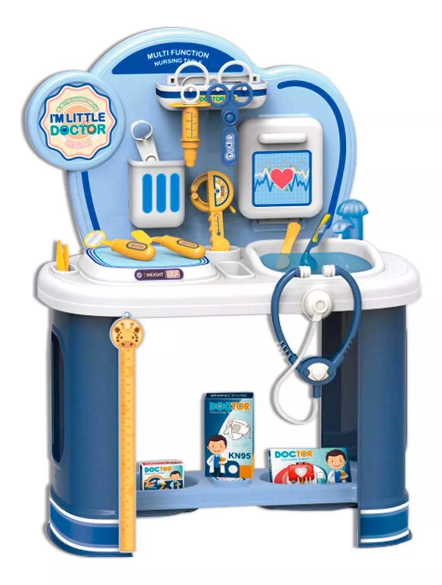 MESA DOCTOR JUGUETE EDUCATIVO KIT NIÑOS MEDICO - 1