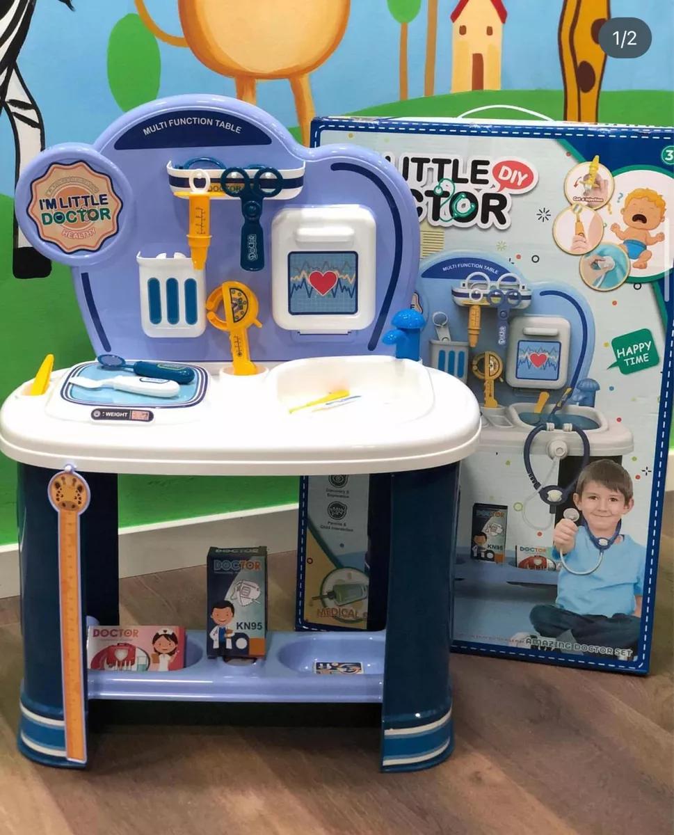 MESA DOCTOR JUGUETE EDUCATIVO KIT NIÑOS MEDICO - 2