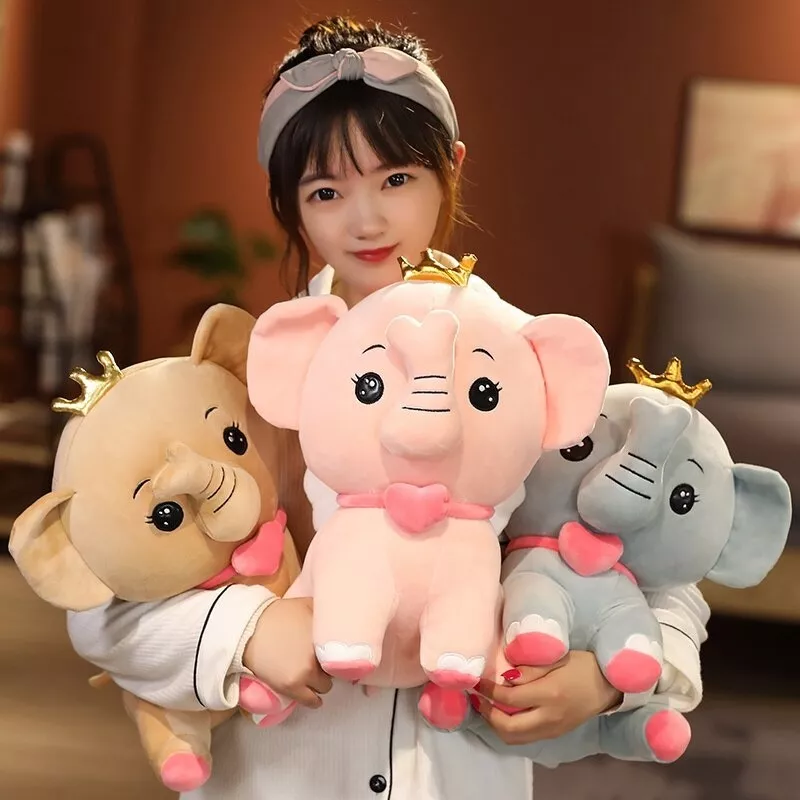 PELUCHE CON MANTA POLAR ELEFANTE HIPOALERGENICO INFANTIL - 1