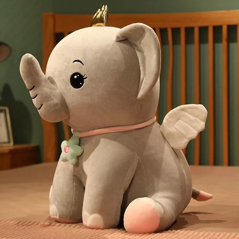 PELUCHE CON MANTA POLAR ELEFANTE HIPOALERGENICO INFANTIL - 2
