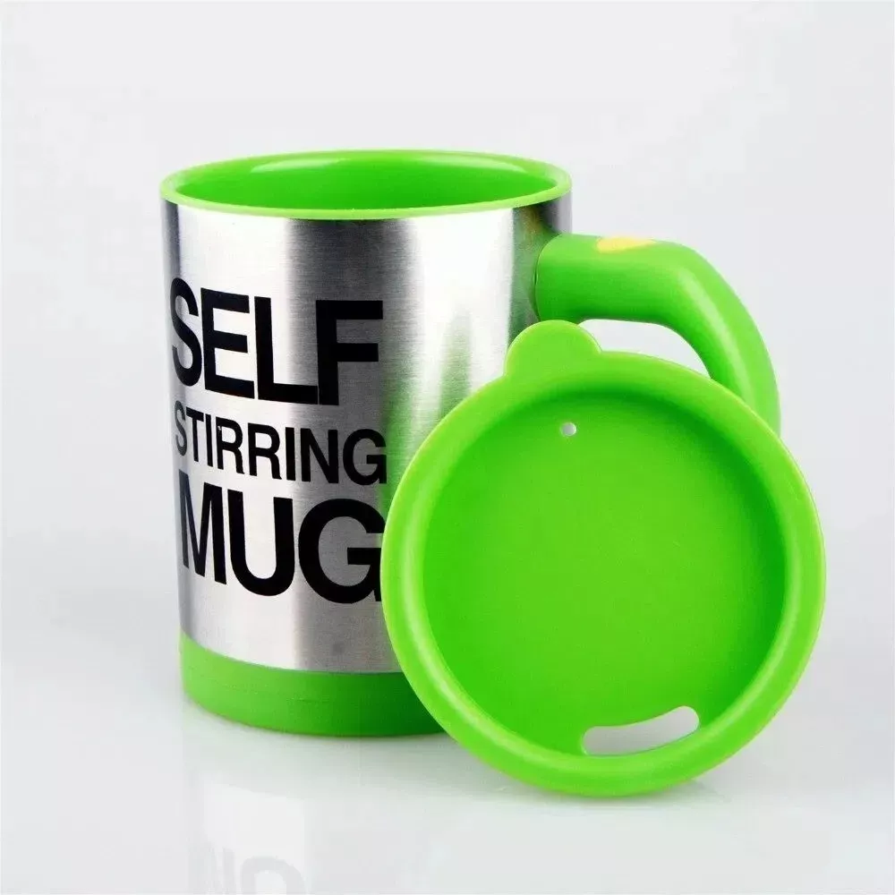 TAZA DE CAFÉ CON BATIDOR AUTO AGITABLE REGALO SORPRESA PADRE - 1