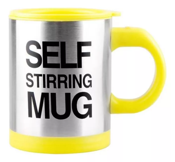 TAZA DE CAFÉ CON BATIDOR AUTO AGITABLE REGALO SORPRESA PADRE - 1