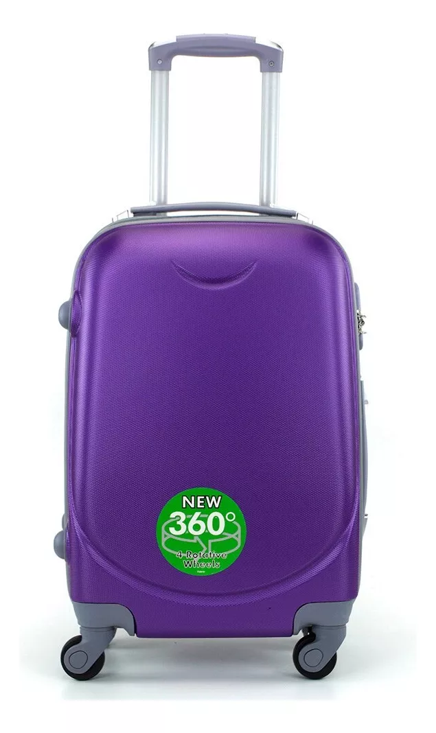MALETA MEDIANA RIGIDA DE VIAJE 360 POLICARBONATO C/CANDADO M - 1