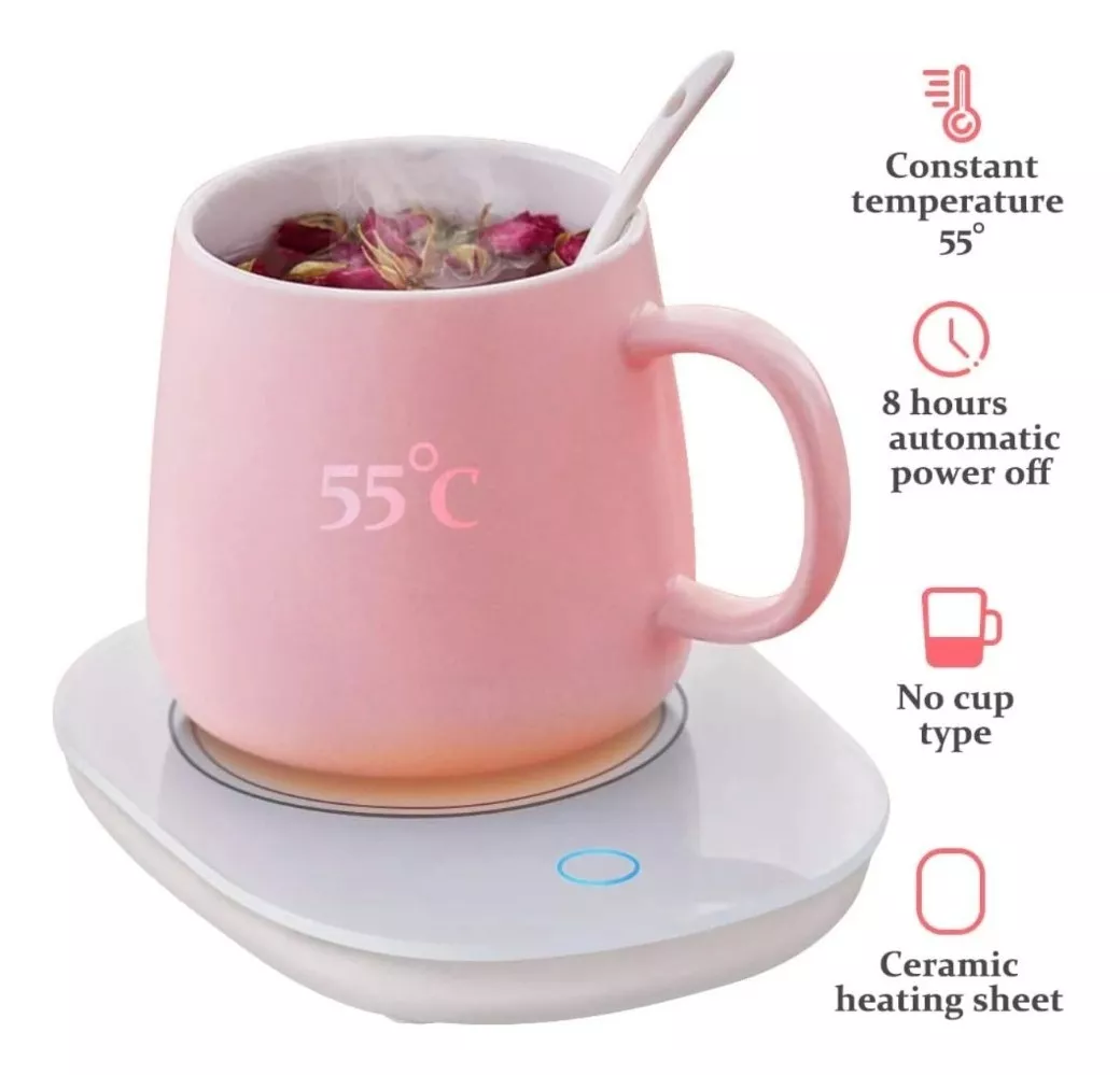 KIT TAZÓN CON CALENTADOR ELÉCTRICO DE TAZA AUTOMÁTICO REGALO - 1