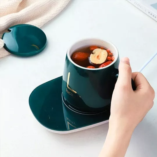 KIT TAZÓN CON CALENTADOR ELÉCTRICO DE TAZA AUTOMÁTICO REGALO - 4
