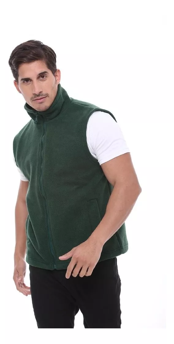CHALECO POLAR SIN MANGA HOMBRE 100% POLIÉSTER TÉRMICO - 1