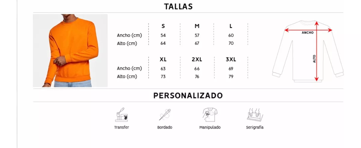POLERON CLASICO HOMBRE LISO BASICO ALGODON 100% CUELLO POLO - 2
