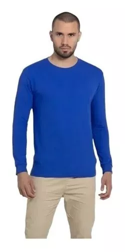 SET X2 POLERA HOMBRE MANGA LARGA PRIMERA CAPA ALGODON TERMIC - 1