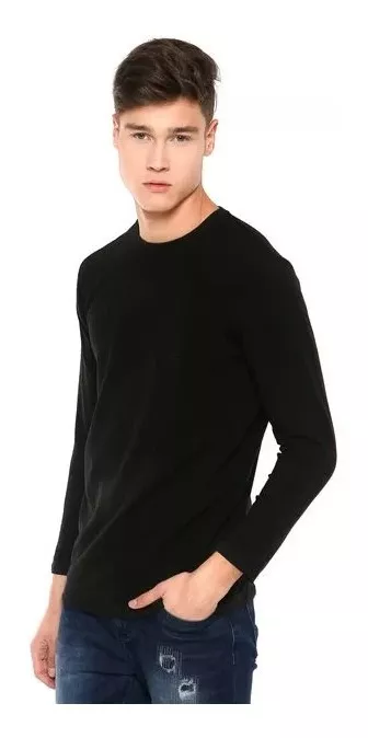 SET X2 POLERA HOMBRE MANGA LARGA PRIMERA CAPA ALGODON TERMIC - 3