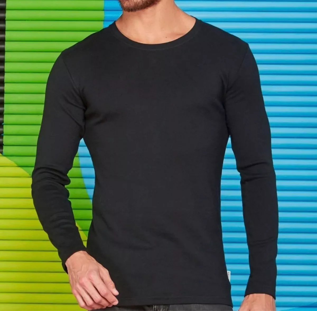 SET X2 POLERA HOMBRE MANGA LARGA PRIMERA CAPA ALGODON TERMIC - 4