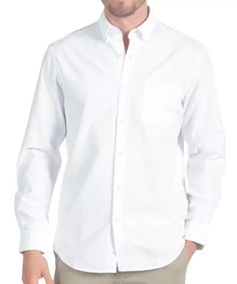 CAMISA HOMBRE MANGA LARGA OXFORD CASUAL PREMIUM - 1