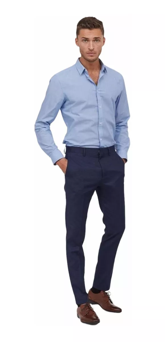CAMISA HOMBRE MANGA LARGA OXFORD CASUAL PREMIUM - 2