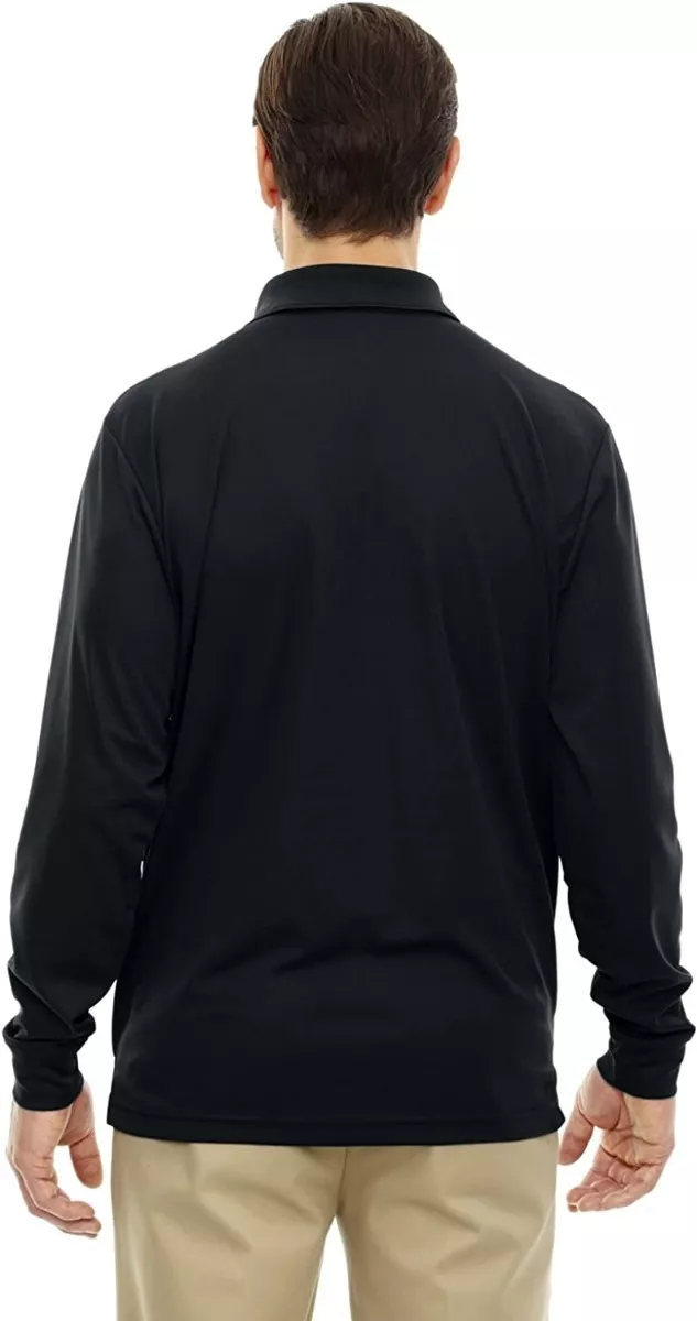 POLERA HOMBRE PIQUE MANGA LARGA 100 % ALGODÓN PREMIUM UV UPF - 2