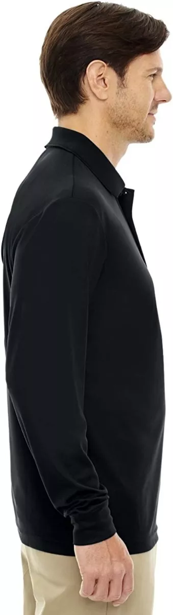 POLERA HOMBRE PIQUE MANGA LARGA 100 % ALGODÓN PREMIUM UV UPF - 3