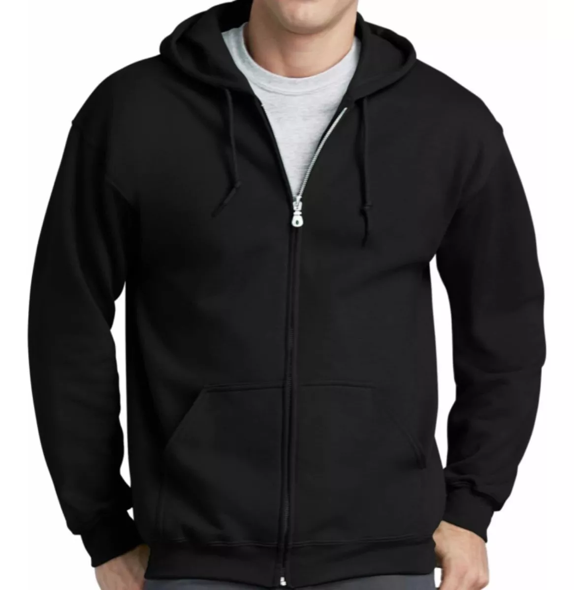 POLERON CON CIERRE PARA HOMBRE 100% TALLA GRANDE OVERSIZE - 1