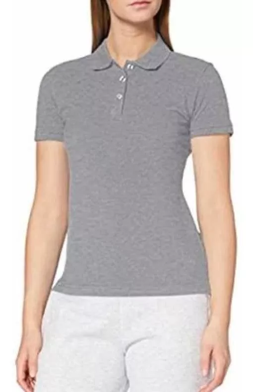 POLERA PIQUE MUJER MANGA CORTA 100% ALGODÓN PREMIUM UV POLO - 1