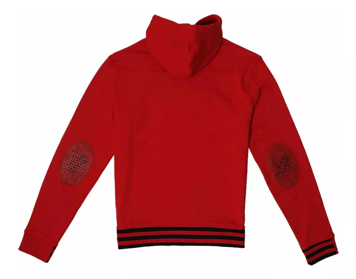 POLERON HOMBRE SHABAZZ DENIM ROJO AMERICANO URBANO USA - 3