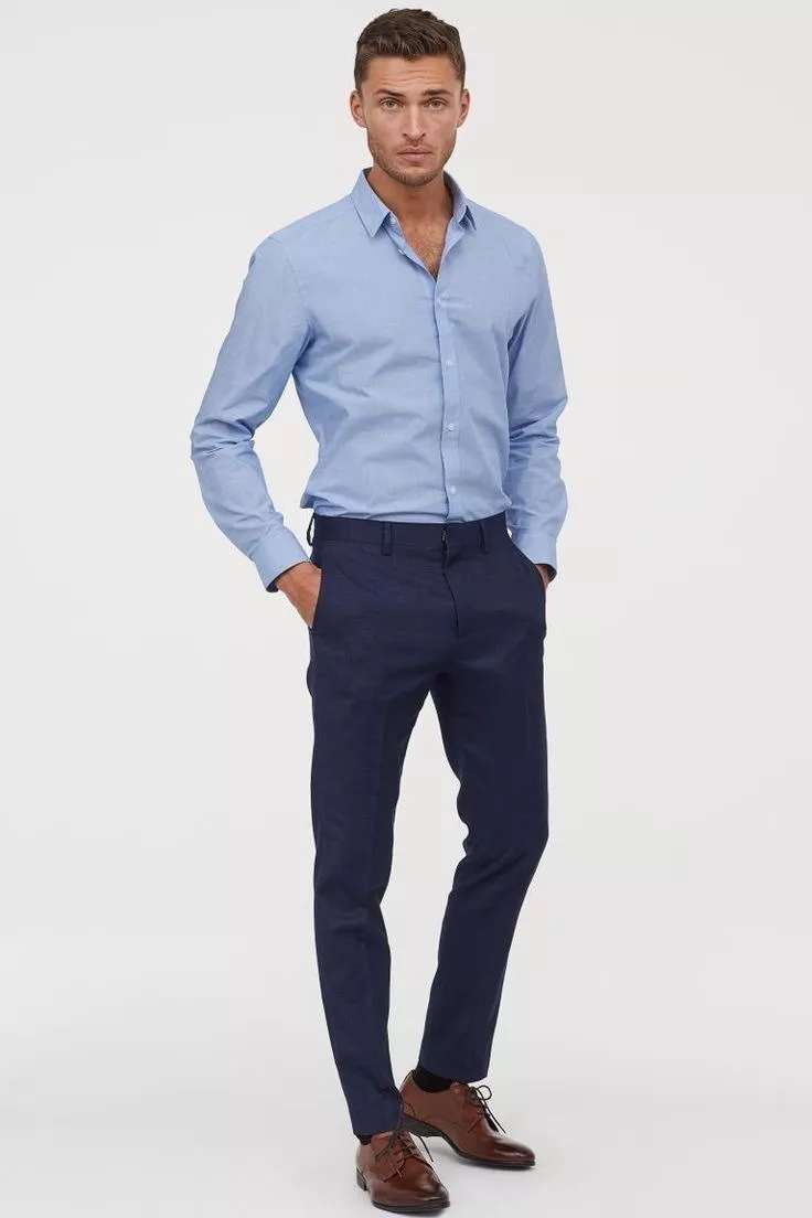 CAMISA HOMBRE MANGA LARGA OXFORD CASUAL PREMIUM 50FPS UVA - 1