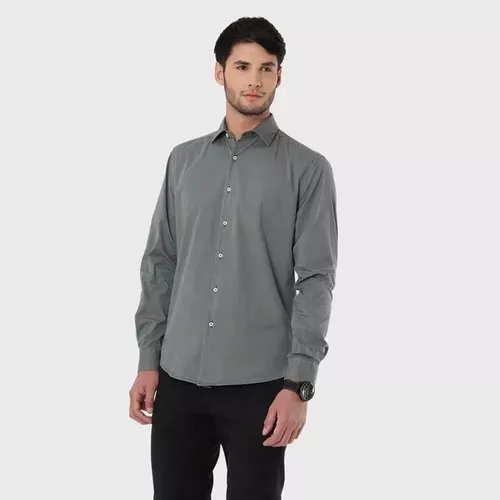 CAMISA HOMBRE MANGA LARGA OXFORD CASUAL PREMIUM 50FPS UVA - 1