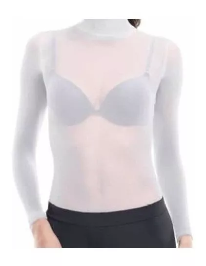 CAMISETA PANTY ENTALLADA MUJER BEATLE CUELLO ALTO FLEXIBLE - 1
