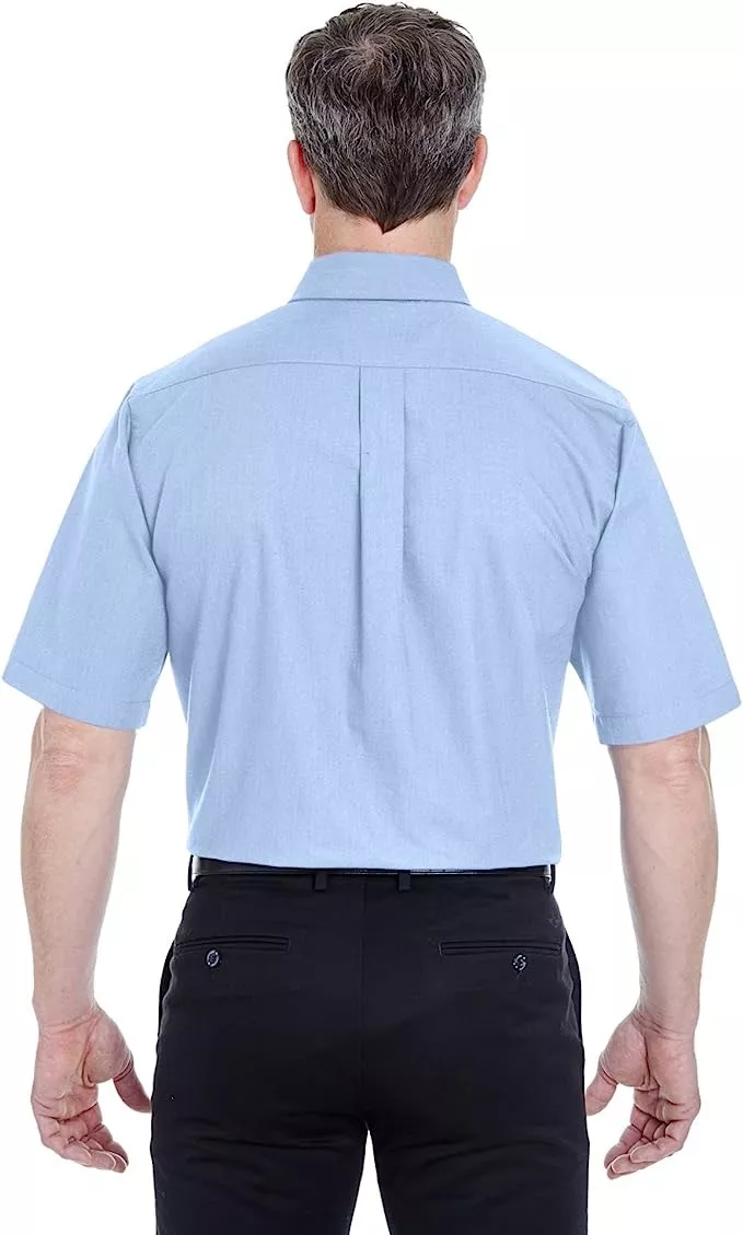 CAMISA HOMBRE OXFORD CLASICA MANGA CORTA ALGODÓN - 2