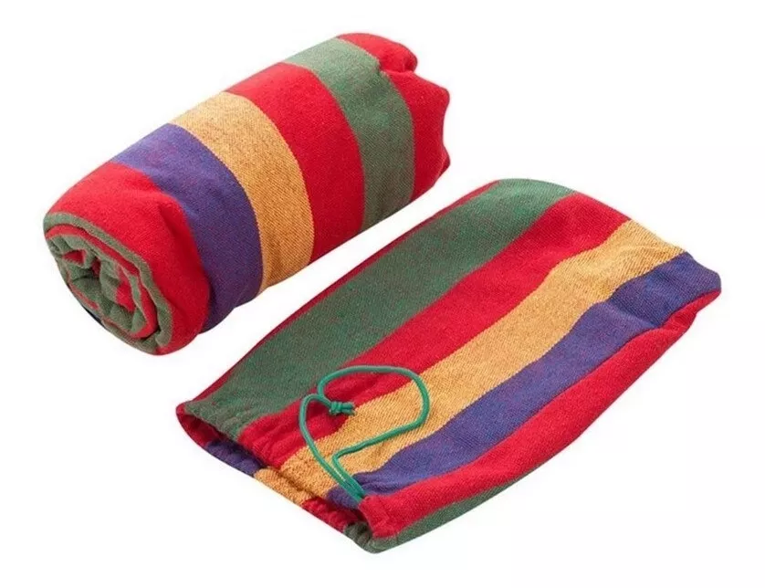 HAMACA CAMPING PLAYA JARDÍN TERRAZA 1 PLAZA 185×80 CM NIÑO - 2