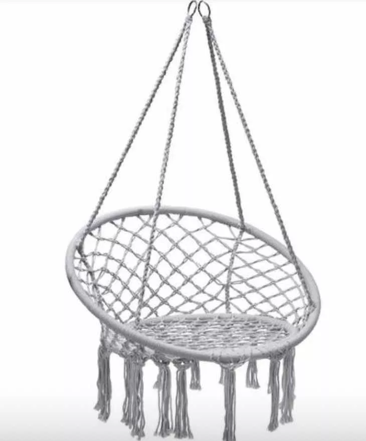 HAMACA SILLA COLGANTE 150 KG COLUMPIO REPOSADERA TERRAZA - 1