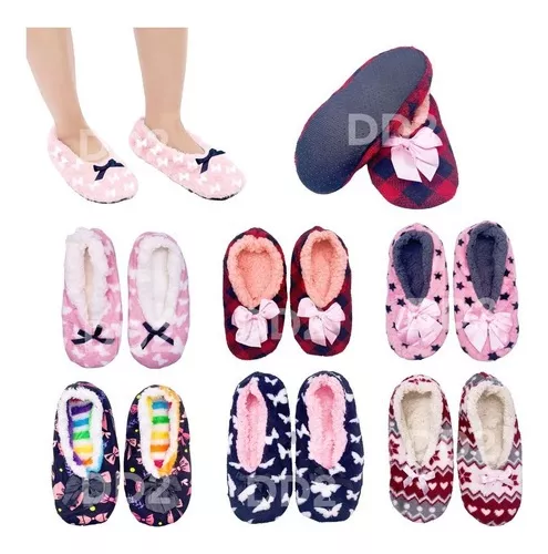 PANTUFLA MUJER CHIPORRO INVIERNO ACOLCHADA ANTIDESLIZANTE - 1