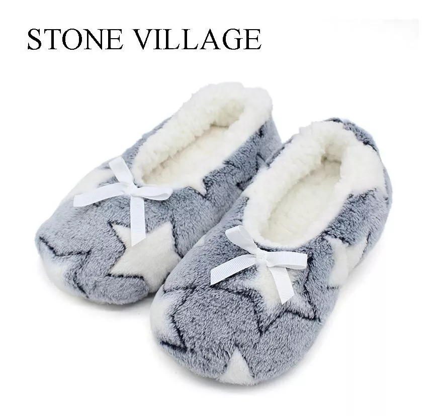 PANTUFLA MUJER CHIPORRO INVIERNO ACOLCHADA ANTIDESLIZANTE - 3