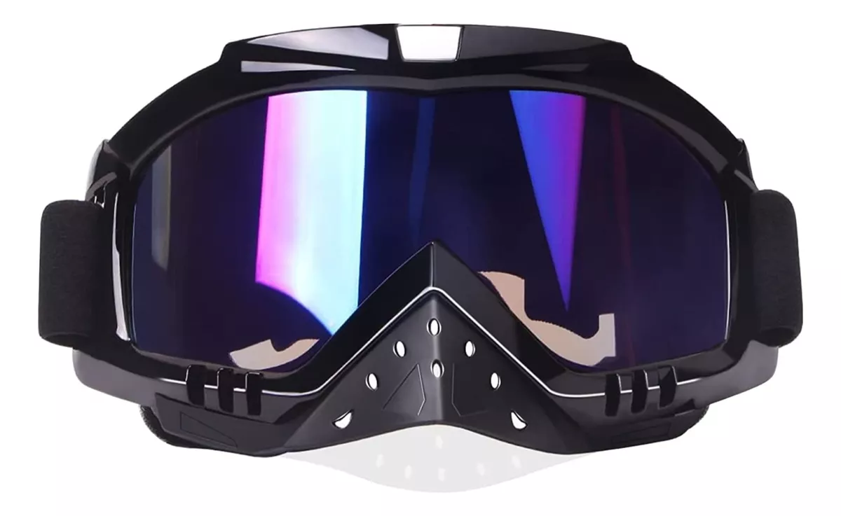 ANTIPARRA LENTES PARA MOTOCROSS BICICLETA MOTO INVIERNO UV - 1