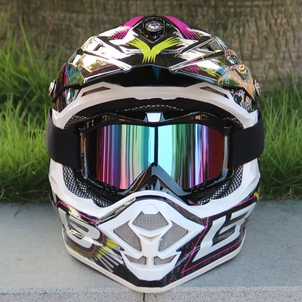 ANTIPARRA LENTES PARA MOTOCROSS BICICLETA MOTO INVIERNO UV - 3