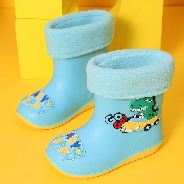 BOTAS DE AGUA FORRADA INFANTIL TALLA 25-29 ANTIDESLIZANTE - 1