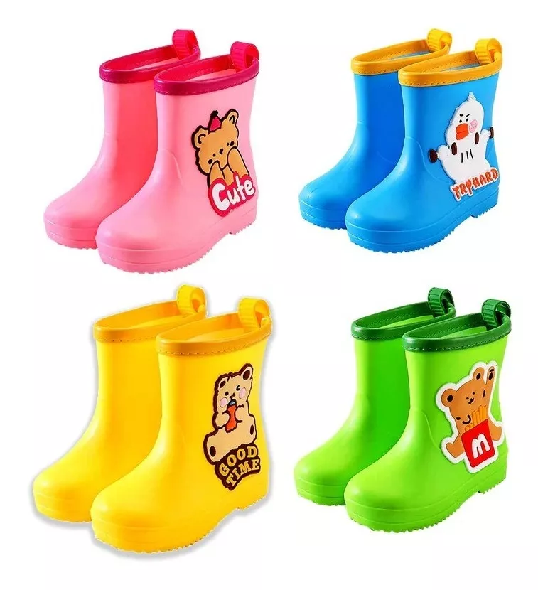 BOTAS DE AGUA FORRADA INFANTIL TALLA 25-29 ANTIDESLIZANTE - 3