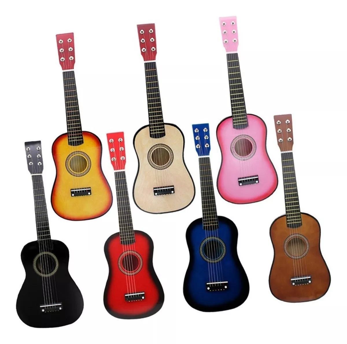 GUITARRA ACUSTICA CLASICA JUGUETE MADERA NATURAL - 1