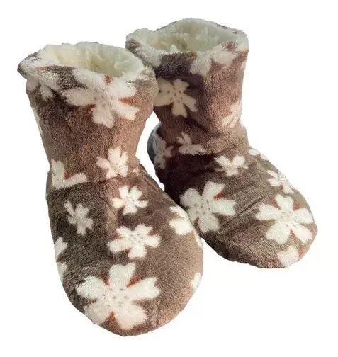 2 PANTUFLAS TIPO BOTA CON CHIPORRO PARA INVIERNO INFANTIL - 1