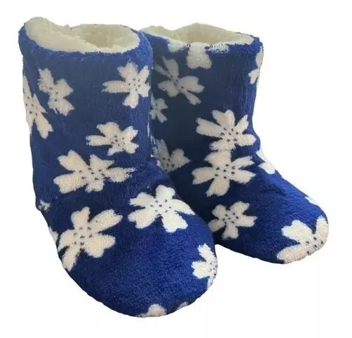 2 PANTUFLAS TIPO BOTA CON CHIPORRO PARA INVIERNO INFANTIL - 1