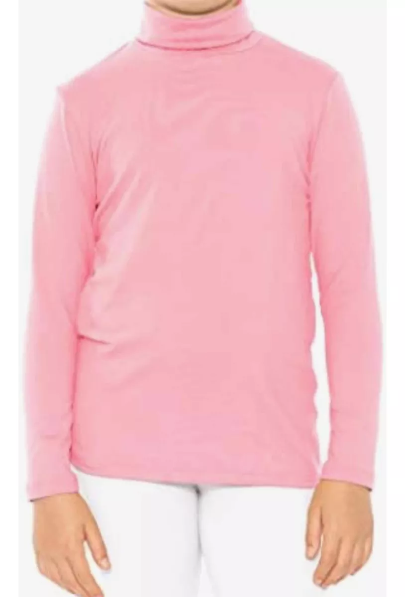 CAMISETA NIÑA MANGA LARGA BAMBÚ BEATLE CUELLO ALTO - 1