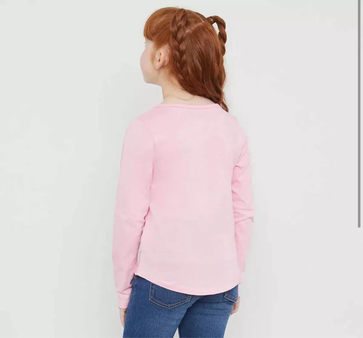CAMISETA NIÑA BAMBU TRANSPIRABLE CUELLO REDONDO MANGA LARGA - 1