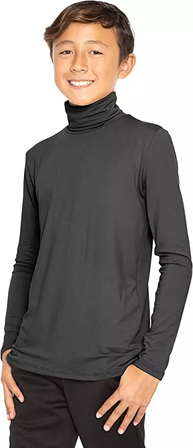 CAMISETA NIÑOS CUELLO ALTO BEATLE MANGA LARGA BAMBÚ - 1
