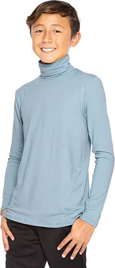 CAMISETA NIÑOS CUELLO ALTO BEATLE MANGA LARGA BAMBÚ - 1