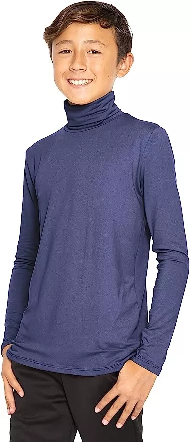CAMISETA NIÑOS CUELLO ALTO BEATLE MANGA LARGA BAMBÚ - 1