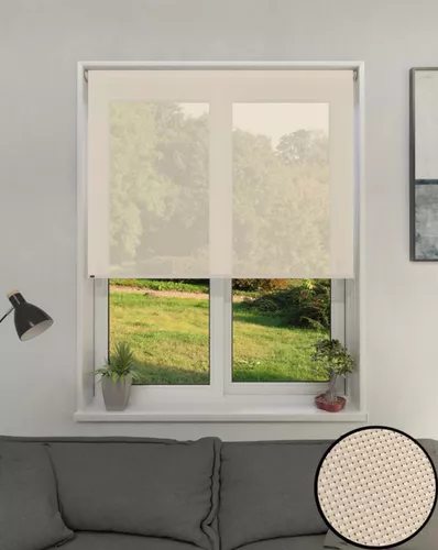 ROLLER DOBLE BLACKOUT + SUNSCREEN 180X200 TELA LINO - 3