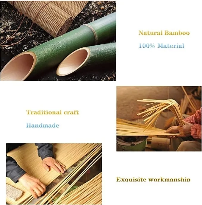 CORTINA ROLLER BAMBU NATURAL 90X200 ESTERILLA ENROLLABLE - 4