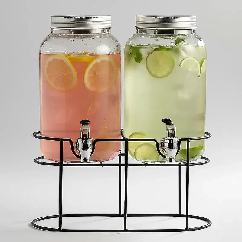 DISPENSADOR DE AGUA JUGOS Y BEBIDAS VIDRIO - 1