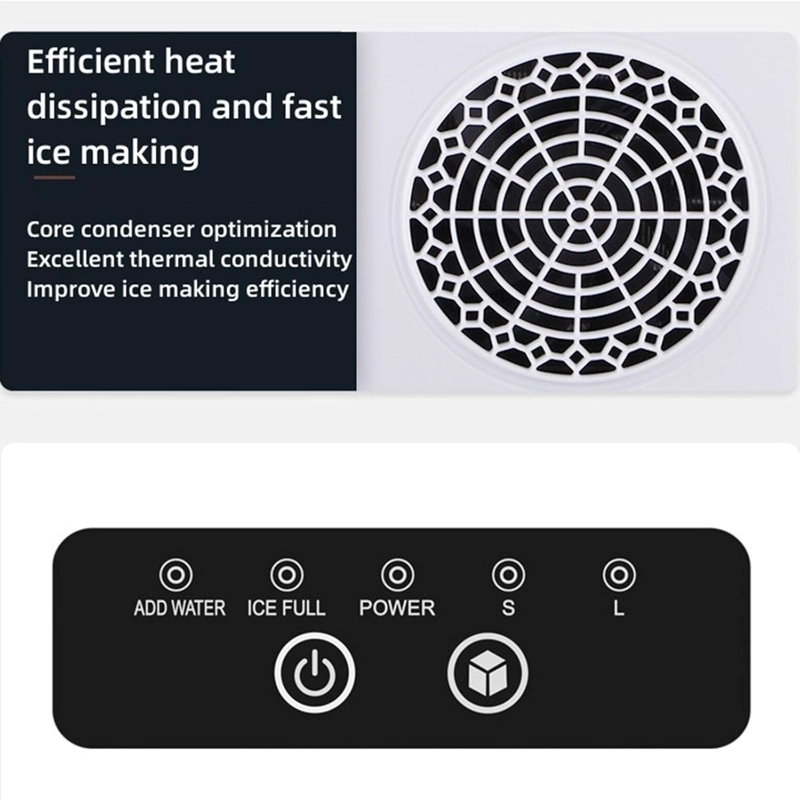 MAQUINA DE HIELO PORTATIL ELE CTRICA PARA HOGAR Y OFICINA - 7